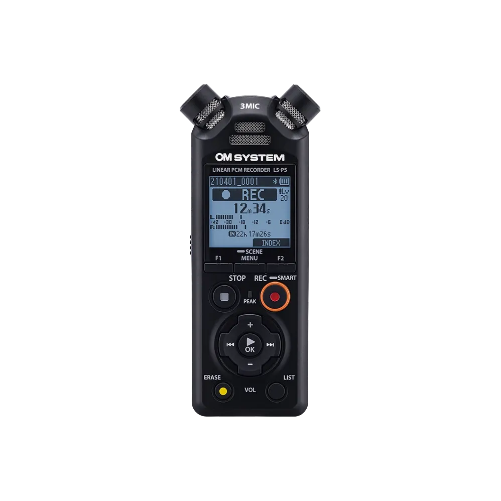 OM SYSTEM LS-P5 Digital Audio Recorder