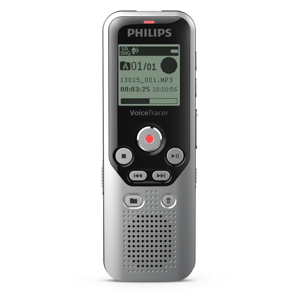 Philips DVT1250 VoiceTracer Digital Recorder