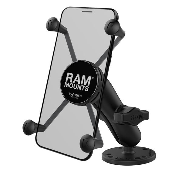 RAM Mounts RAM-B-138-UN10 X-Grip Large Phone Mount with Drill-Down Base